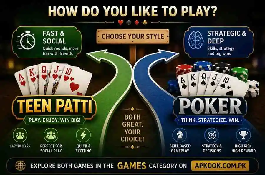 Teen Patti vs Poker
